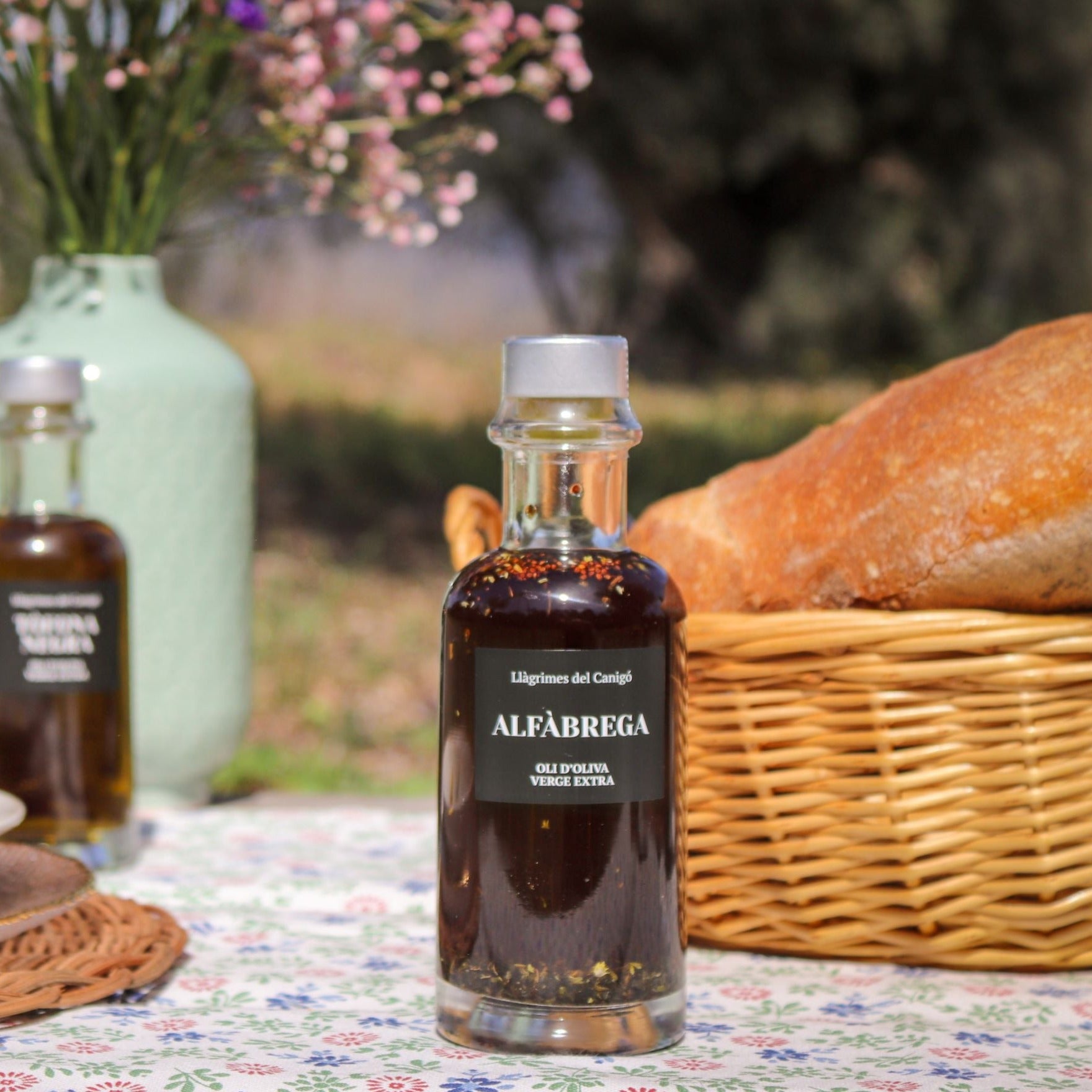 Condiment d'Oli d'Oliva amb Alfàbrega - 250ml