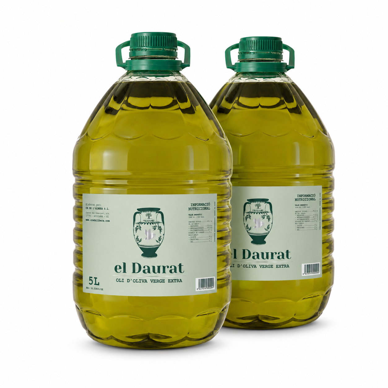 Pack 2× Daurat 5L - Oli d'Oliva Verge Extra
