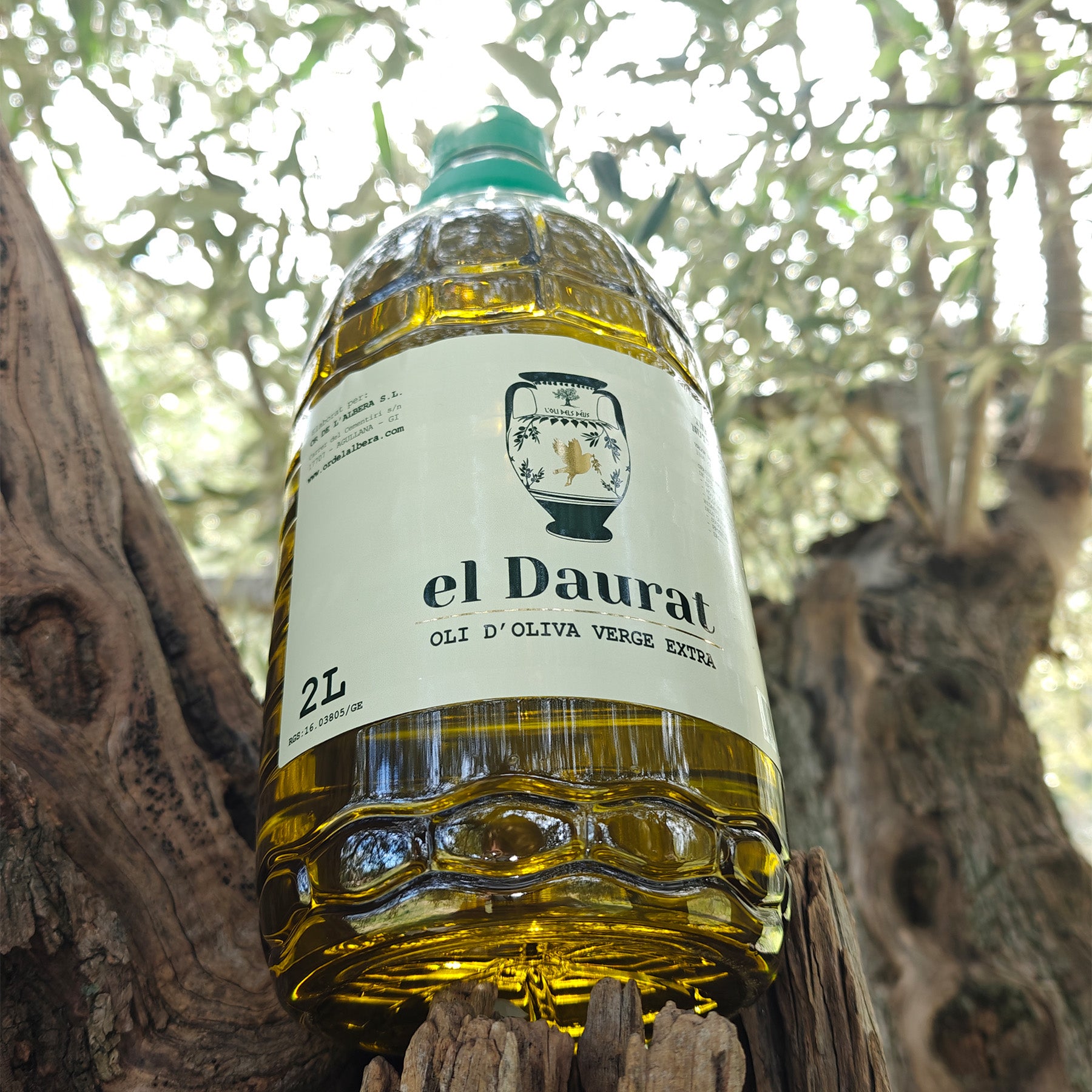 Daurat 2L - Oli d'Oliva Verge Extra Premium de la Costa Brava en Garrafa de 2 Litres
