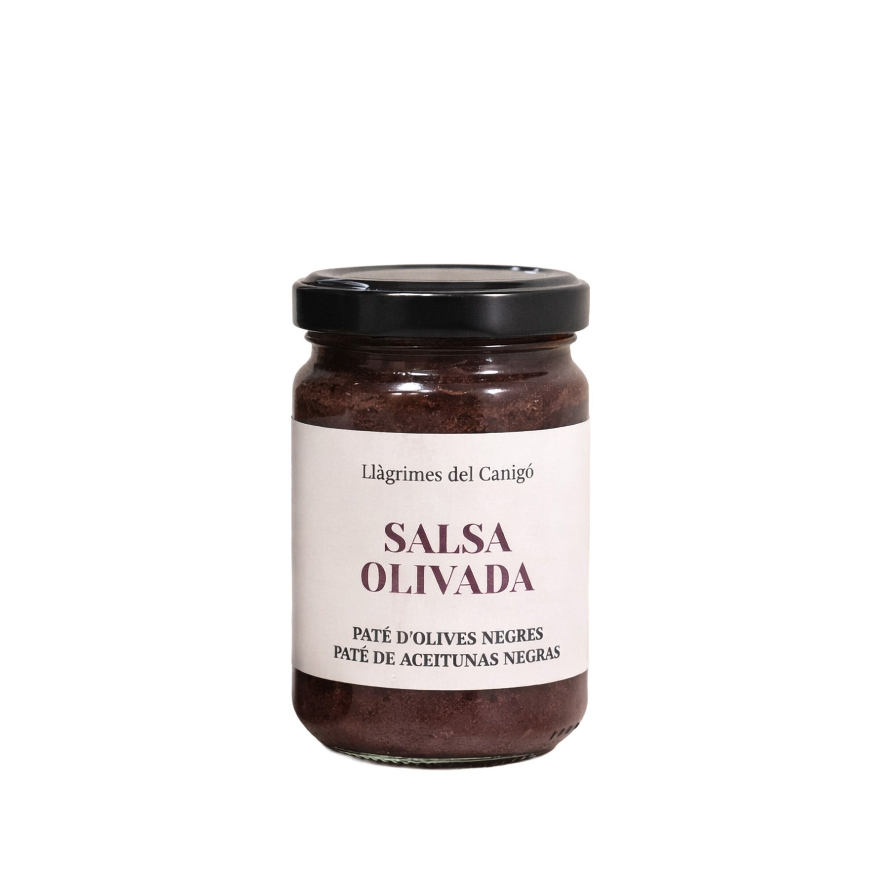 Olivada d'Olives Negres Gourmet 140g – Llàgrimes del Canigó