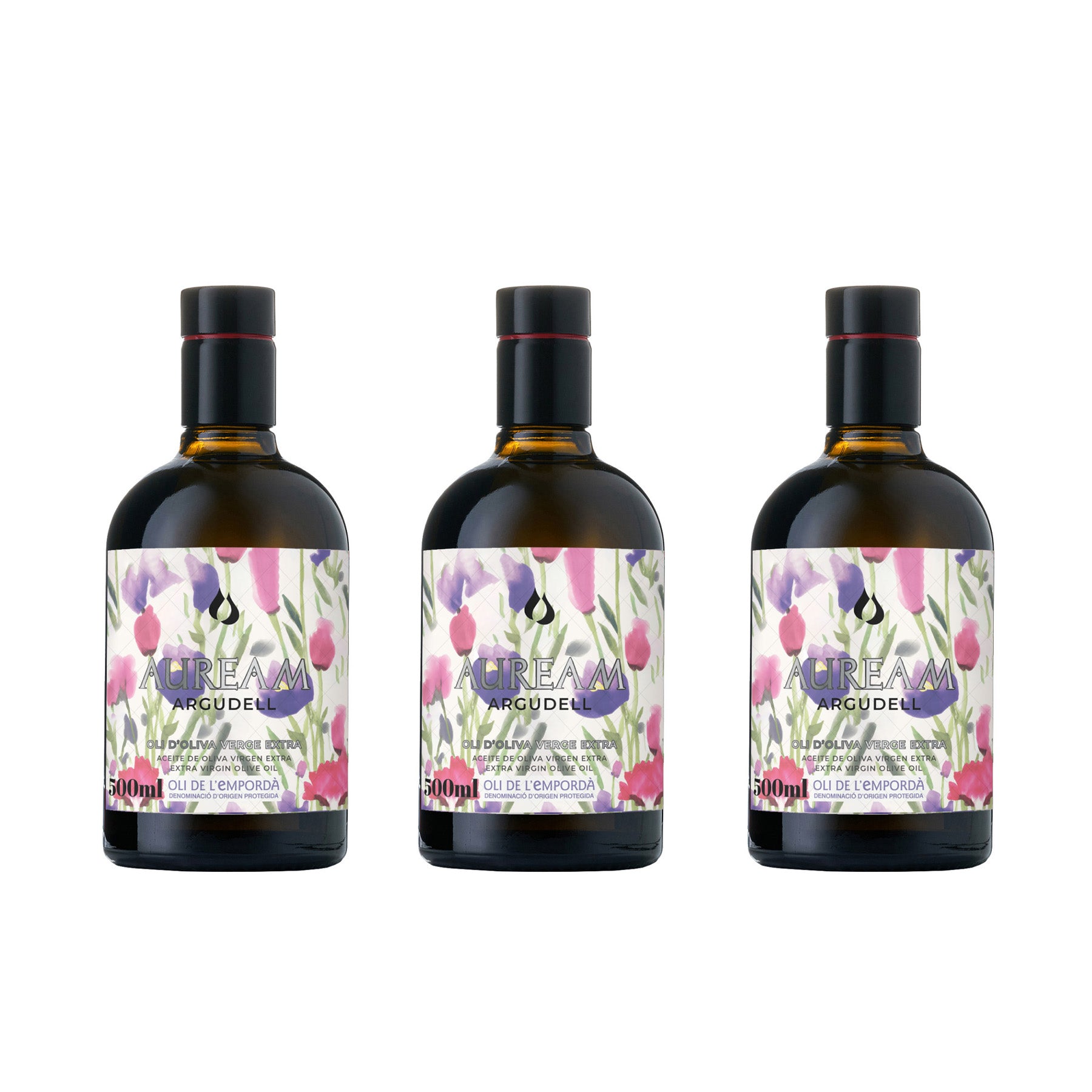 3x Auream Argudell Pack · 500 ml - Empordà Olive Oil